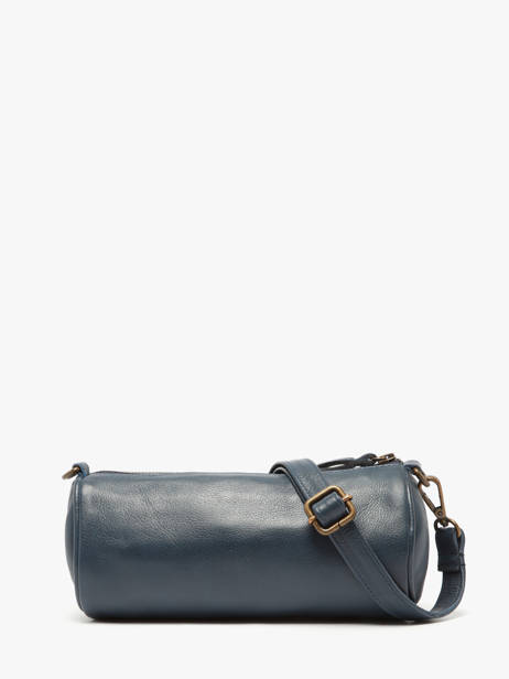 Shoulder Bag Cow Leather Basilic pepper Blue cow BCOW87 other view 4