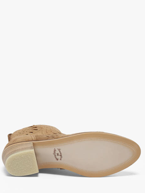 Bottines à Talon En Cuir Alpe Marron women 54331101 vue secondaire 4