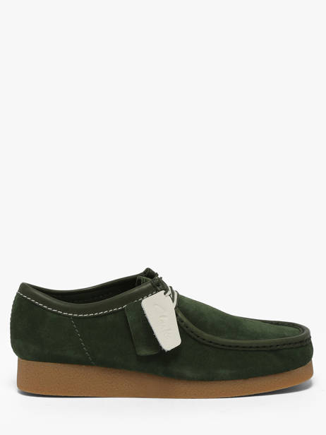 Chaussures Derbies En Cuir Clarks Vert men 26186170