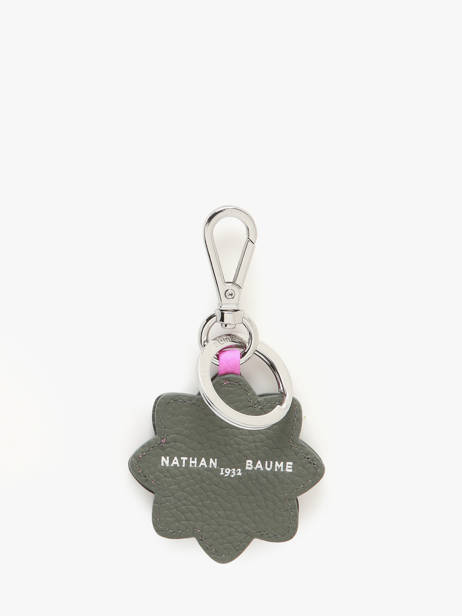 Leather Mandala Keychain Nathan baume Green mandala M other view 2