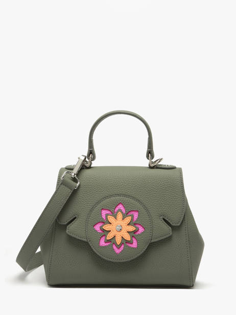 Leather Yumi Mandala Top-handle Bag Nathan baume Green mandala 4M