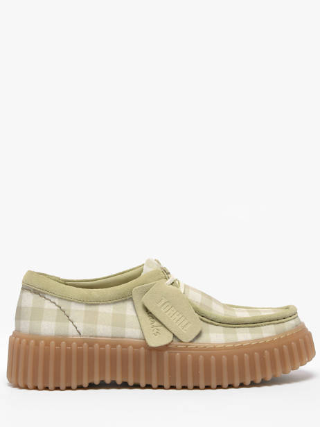 Chaussures Derbies Plateforme Clarks Vert women 26186299