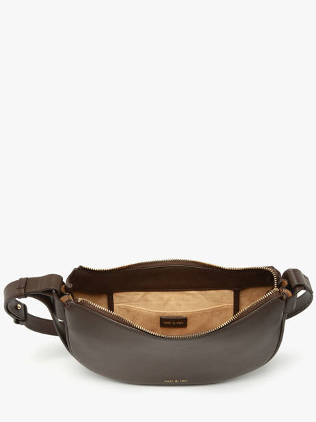 Shoulder Bag Vintage Leather Nat et nin Brown vintage LUNE other view 3