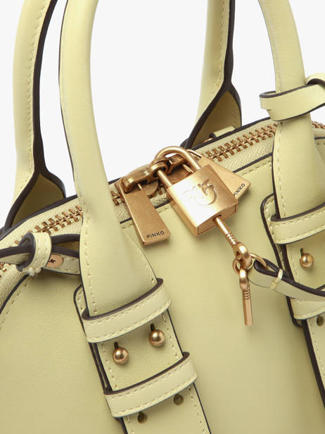 Sac Bandoulière Love Bag Icon Cuir Pinko Vert love bag icon 5333A0QO vue secondaire 3