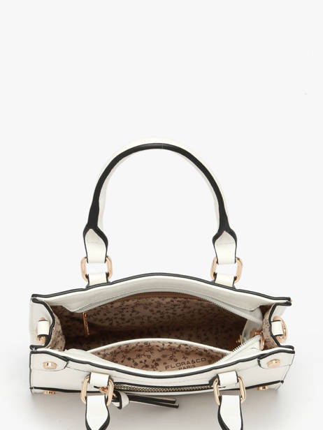 Sac Bandoulière Saffiano Miniprix Blanc saffiano F7561 vue secondaire 2