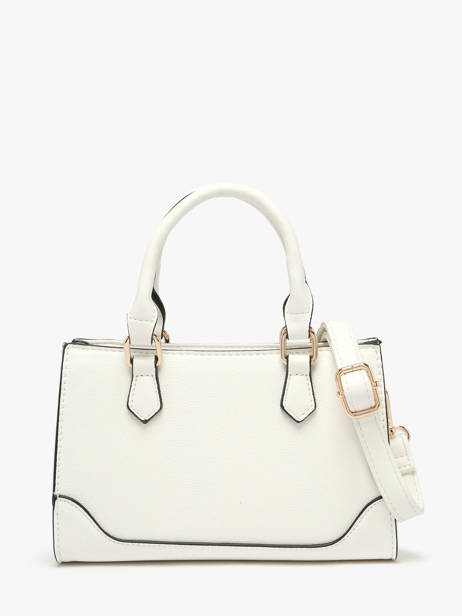 Sac Bandoulière Saffiano Miniprix Blanc saffiano F7561 vue secondaire 3
