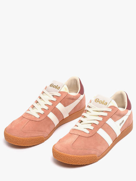 Sneakers En Cuir Gola Rose women CLB538LU vue secondaire 1