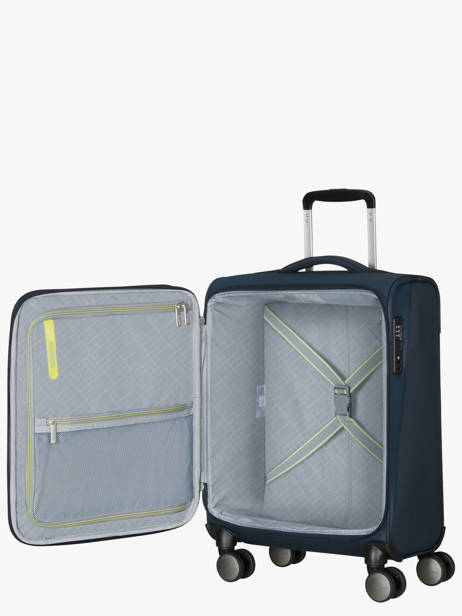 Valise Cabine American tourister Bleu wanderlite 158075 vue secondaire 3