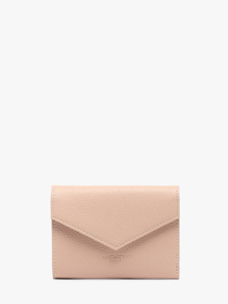 Porte-monnaie Foulonne Cuir Lancaster Beige foulonne pm 29
