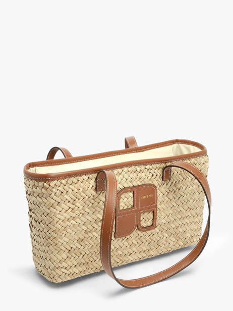 Shoulder Bag Paille Nat et nin Beige paille PL other view 2