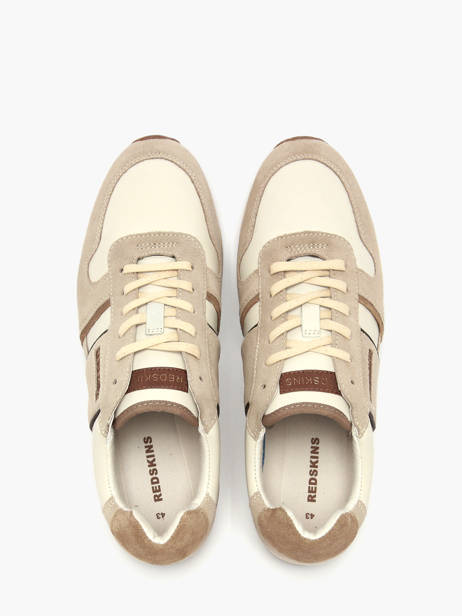 Sneakers En Cuir Redskins Beige men AFFAIRI3 vue secondaire 3