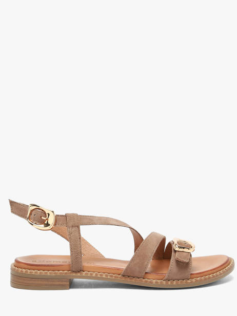 Sandales En Cuir Tamaris Marron women 46