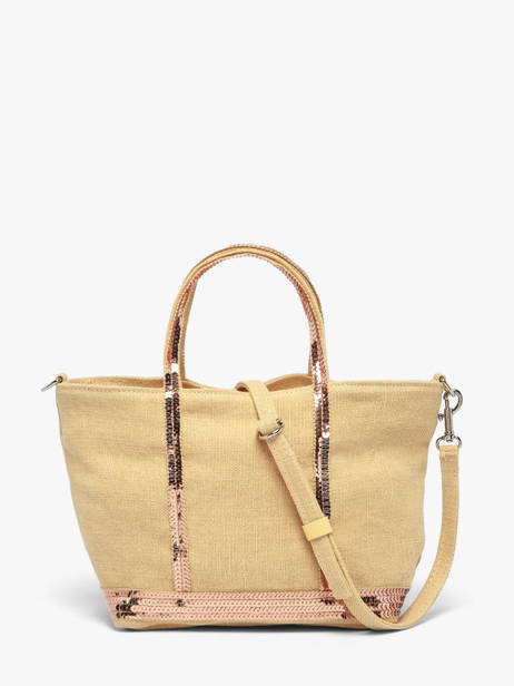 Crossbody Baby Cabas Linen Vanessa bruno Yellow cabas lin 31V40410 other view 5