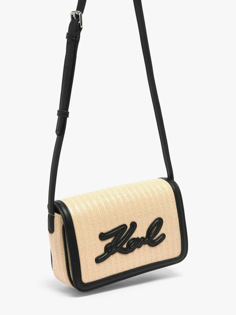 Crossbody Bag K Signature Raphia Karl lagerfeld Beige k signature B2W30089 other view 2