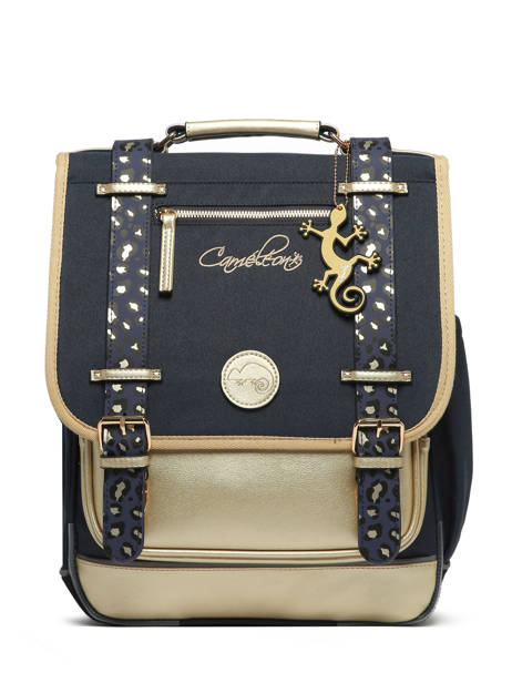 Sac à Dos 3 Compartiments Cameleon Bleu vintage fantasy PBVGSD39 vue secondaire 7