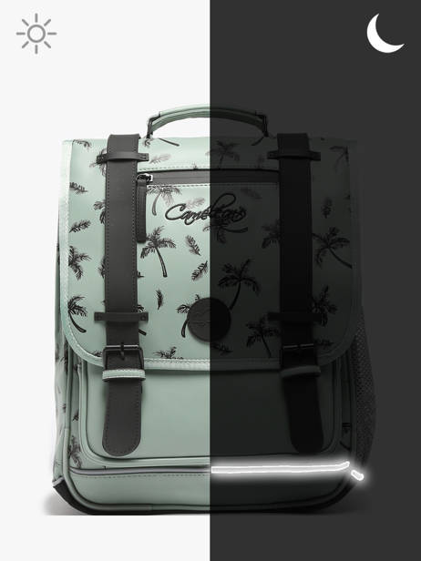 Sac à Dos 3 Compartiments Cameleon Vert vintage north PBVWSD39 vue secondaire 7