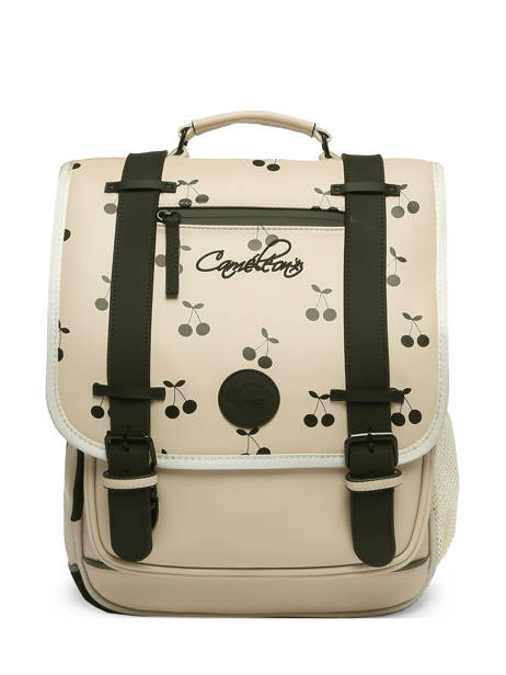 Sac à Dos 3 Compartiments Cameleon Beige vintage north PBVWSD39 vue secondaire 7