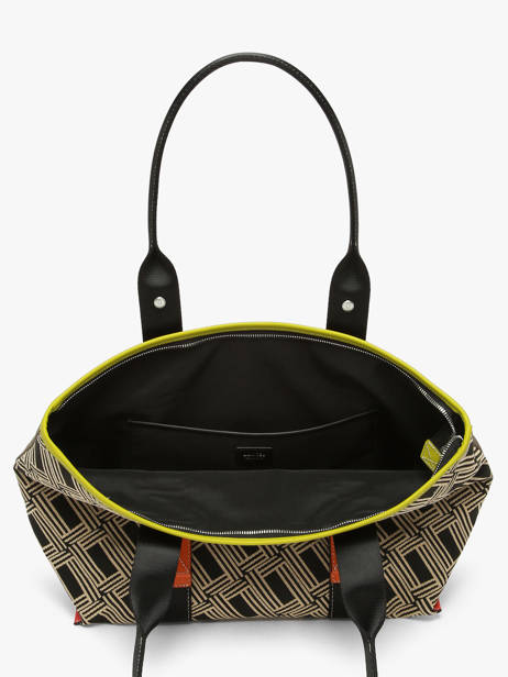 Medium Mistral Rollable Tote Bag Nylon And Leather Lancel Multicolor mistral A13997 other view 3