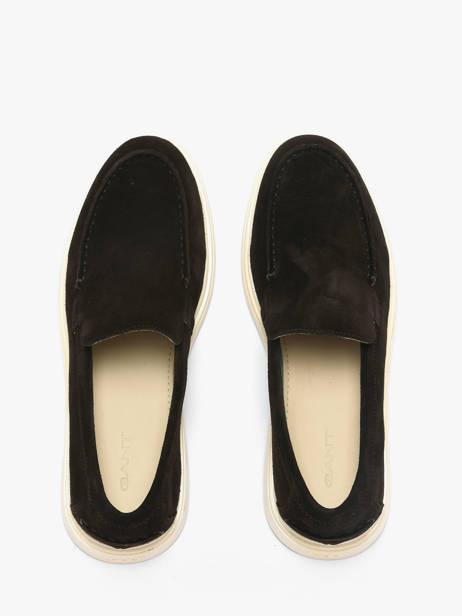 Moccasins In Leather Gant Black men BOERYG46 other view 3