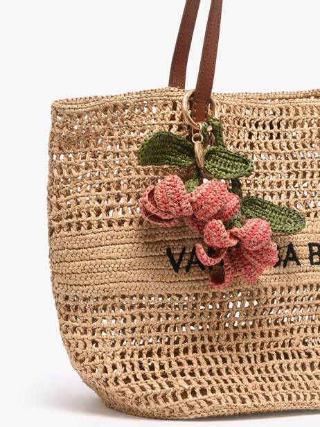 Bijou De Sac Lys Raphia Vanessa bruno Rose charms 96V42673 vue secondaire 2