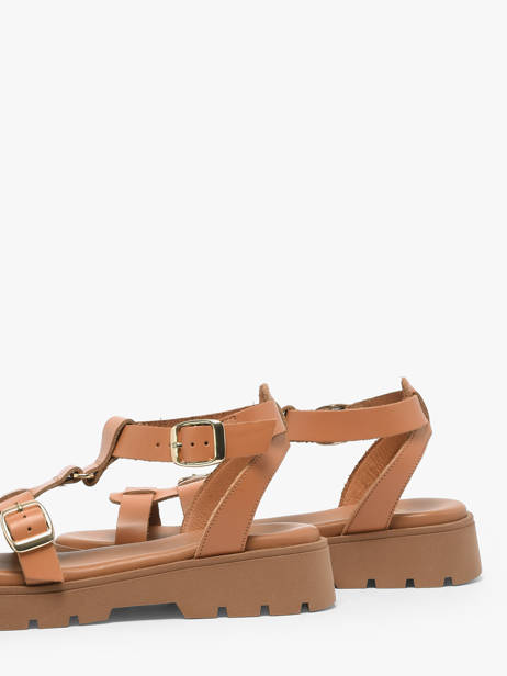 Sandales En Cuir We do Orange women 45710A03 vue secondaire 2