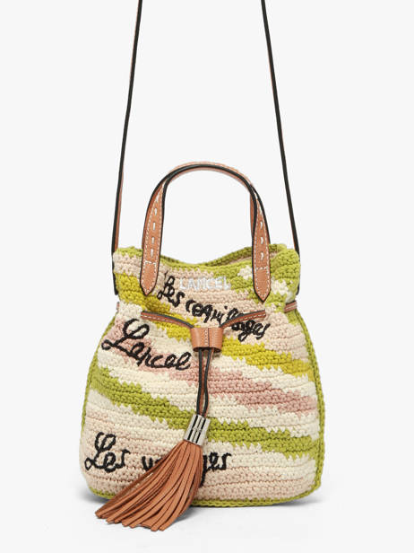 Sac Seau S Lancel Plage Crochet Lancel Vert summer capsule A14004 vue secondaire 2