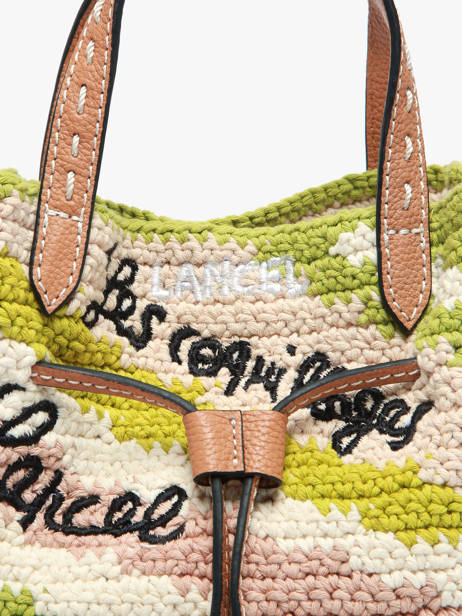 Sac Seau S Lancel Plage Crochet Lancel Vert summer capsule A14004 vue secondaire 3