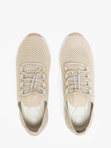 Sneakers Semelle Compensée Remonte Beige women 60 vue secondaire 4