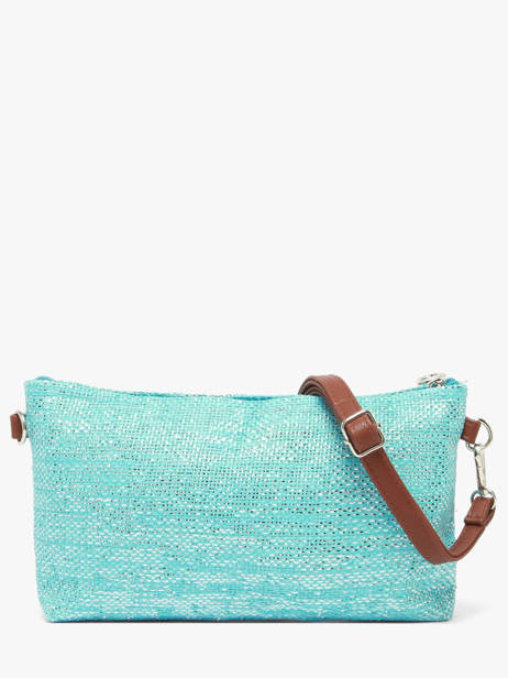 Sac Bandoulière Panama Papier Les tropeziennes Bleu panama TZ02 vue secondaire 3