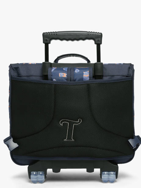 Cartable à Roulettes 2 Compartiments Tann's Bleu les fantaisies g 43155 vue secondaire 5