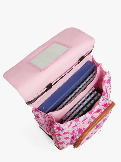 Cartable à Roulettes 2 Compartiments Tann's Rose les fantaisies f 26422613 vue secondaire 3