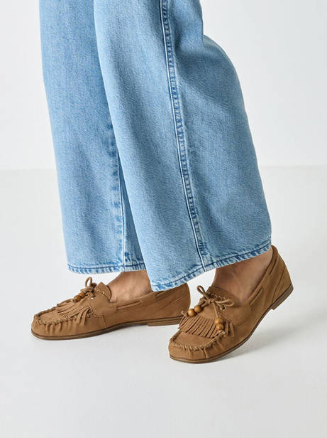 Mocassins En Cuir Tamaris Marron women 46 vue secondaire 1