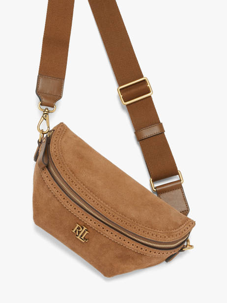 Sac Banane Cuir Lauren ralph lauren Marron dryden 31P15644 vue secondaire 1
