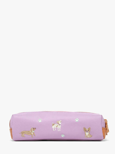 Trousse 2 Compartiments Tann's Violet les fantaisies f 12195 vue secondaire 2