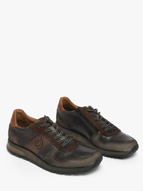 Sneakers En Cuir Bugatti Gris men 331APA04 vue secondaire 1