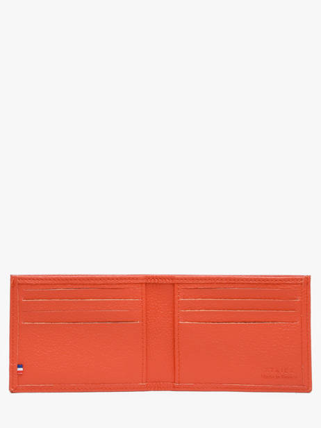 Porte-cartes Cuir Etrier Orange madras EMAD5021 vue secondaire 1