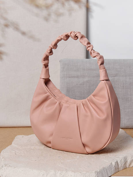Sac Porté épaule Soft Chou Chou Cuir Lancaster Rose soft chouchou 14