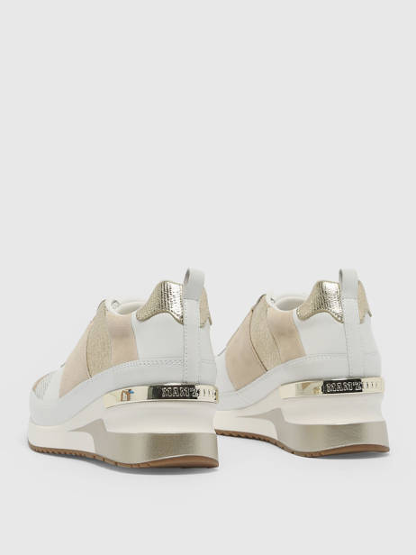 Sneakers Velin En Cuir Mam'zelle Beige women CSIJK64 vue secondaire 4
