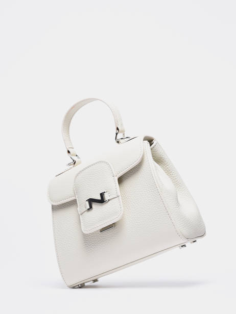 Sac Bandoulière Mini Duras Cuir Nathan baume Beige ines 4 vue secondaire 2